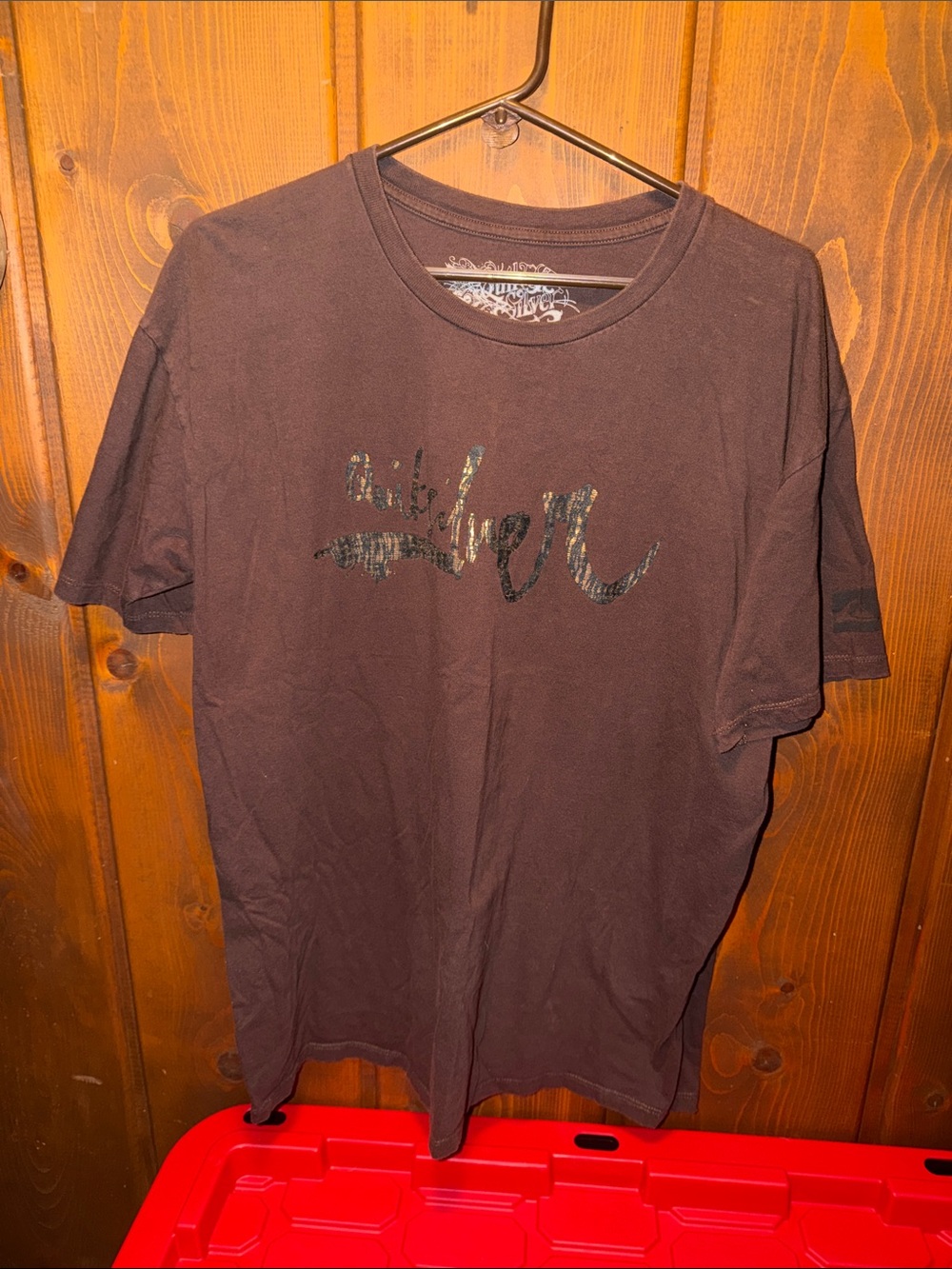 Quiksilver Brown Short Sleeve Graphic Tee
